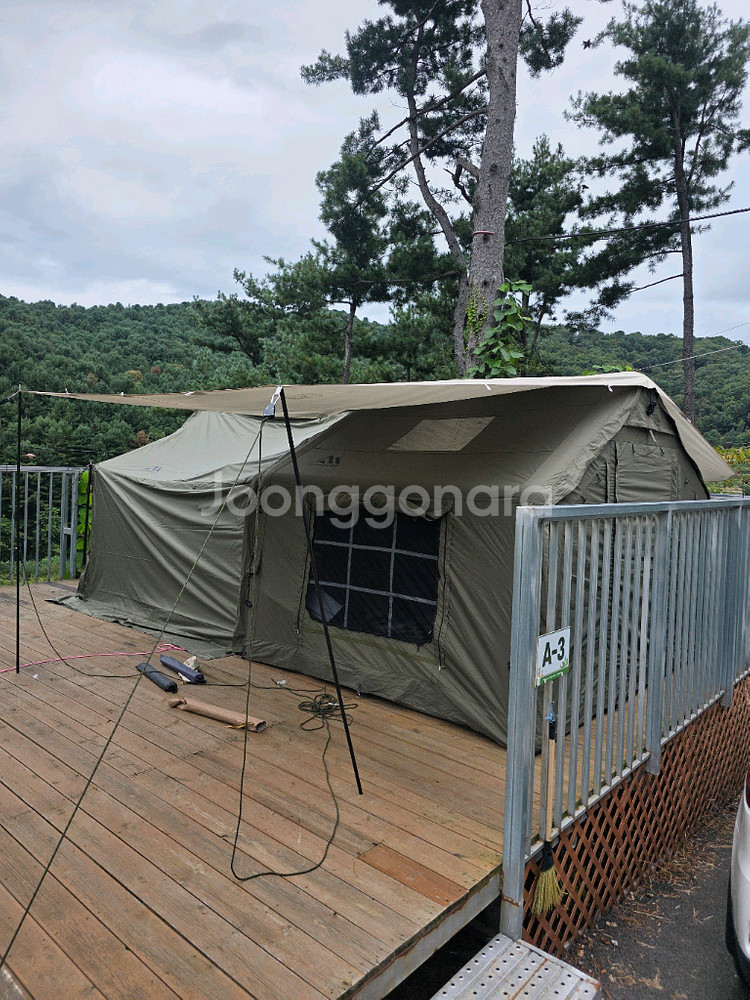 벤틱스제이씨 하우스 에어텐트 카키 &더이든 맞춤러그--5