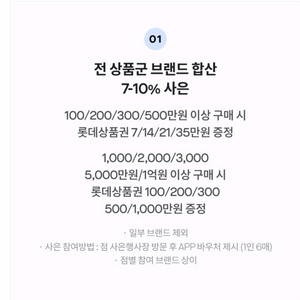 롯데백화점 사은 필요하신분