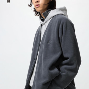 유니클로 니들스 다크그레이 가디건 M