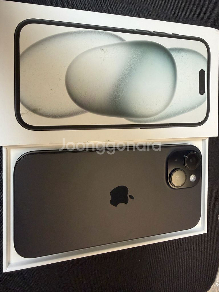 아이폰 15 블랙 128 배터리85--0