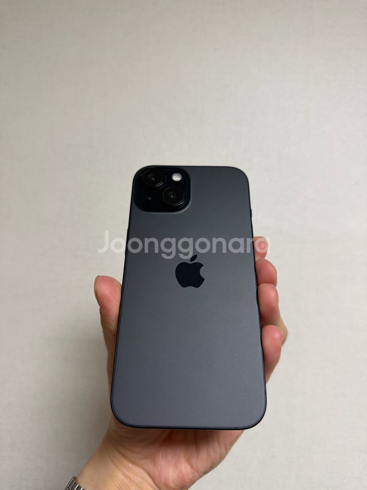 아이폰 15 블랙 128 배터리85--2