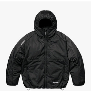 슈프림 윈드스토퍼 인슐레이티드 후드 자켓 블랙 - 25SS