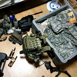 아웃도어 전술장비 세트