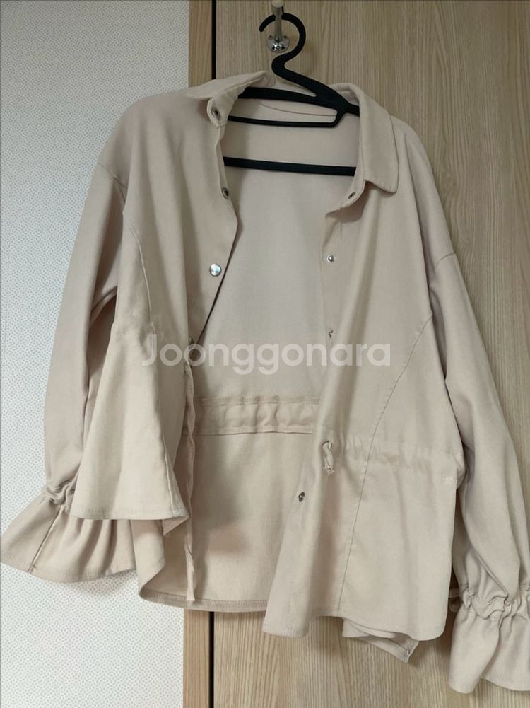베이지 블라우스 자켓--0