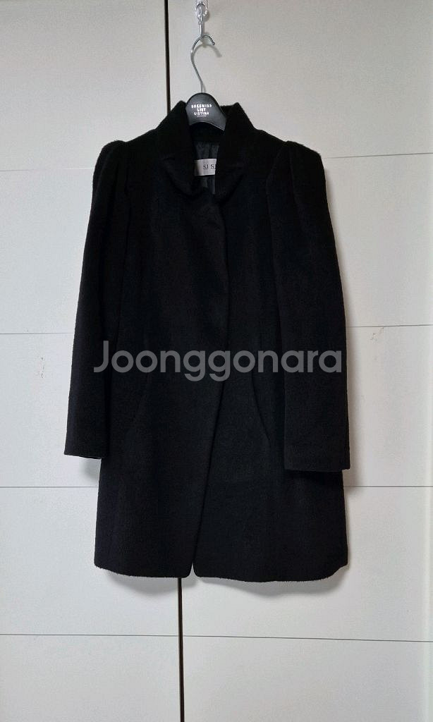 한섬 SJ SJ 모100% 라마 모직 코트 55~66--1