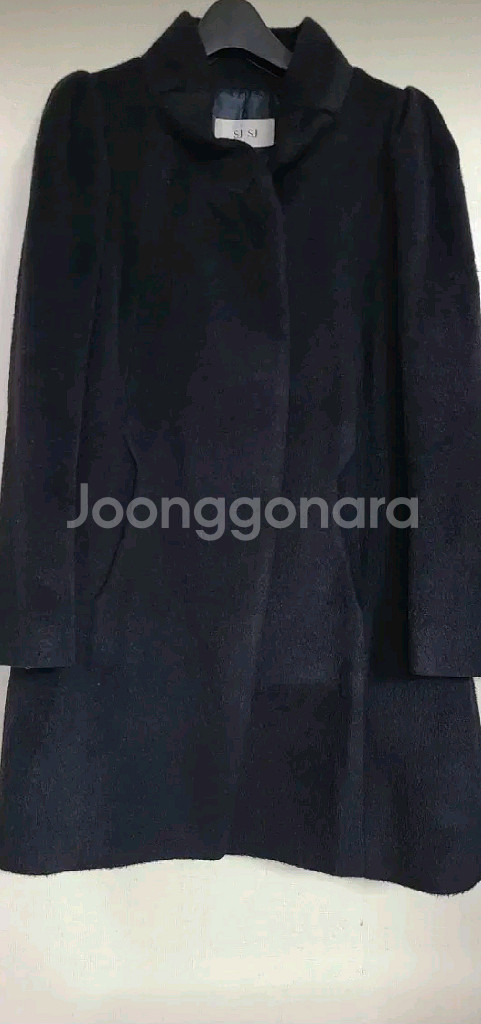 한섬 SJ SJ 모100% 라마 모직 코트 55~66--6