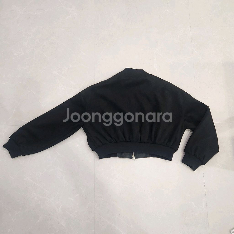 리버시블 레더자켓/블랙/블루종 점퍼/바시티 자켓/플레이스 스튜디오--3