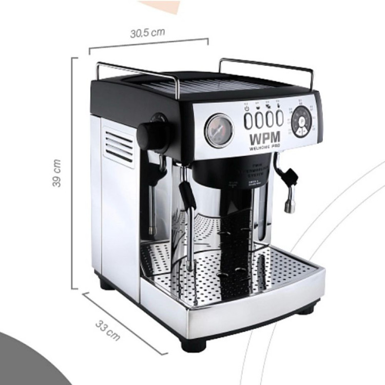 웰홈wpm 반자동 커피머신 KD-230KR 커피그라인더 ZD-15B 일괄 에스프레소 이미지