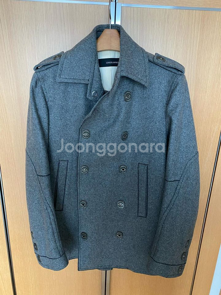 디스퀘어드 DSQUARED 캡틴 제독 코트 해군 피코트--1