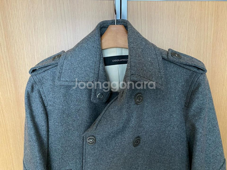 디스퀘어드 DSQUARED 캡틴 제독 코트 해군 피코트--2