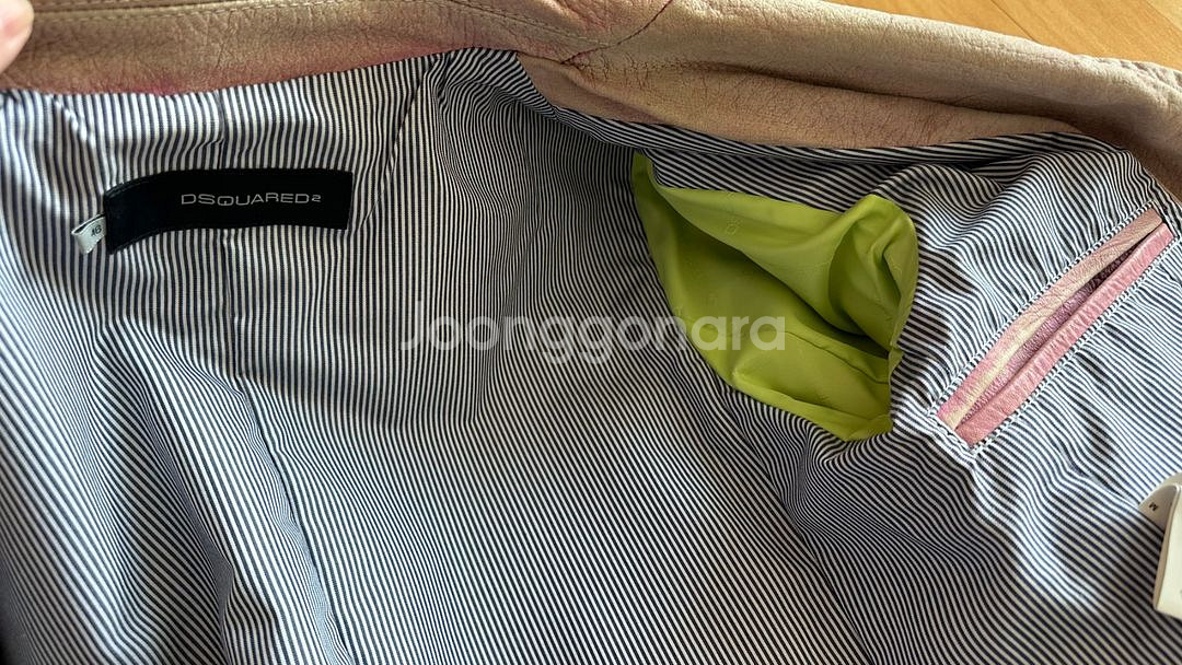 디스퀘어드2 DSQUARED2 가죽 자켓 46사이즈 정--4