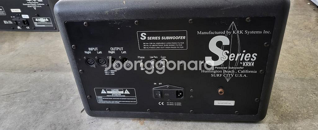 KRK S10 Watt Powered 스튜디오 서브우퍼--3
