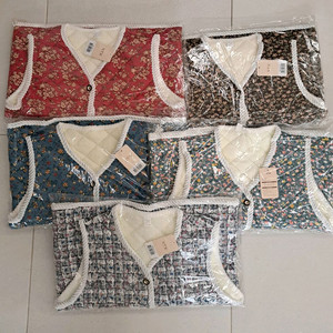 핫템 촌캉스 김장조끼 새상품