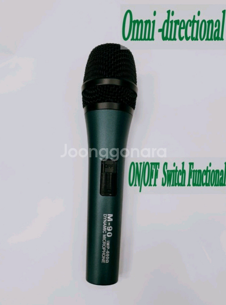 새제품 M-90 다이나믹 마이크 전문보컬라이브강의용--2