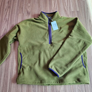 토마스모어 플리스 올리브그린 새상품 xl