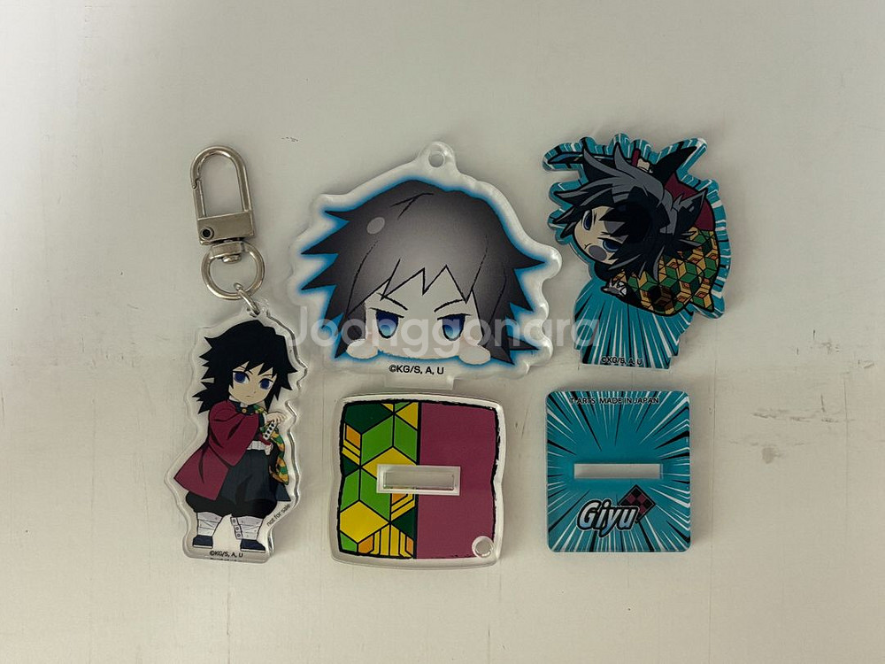 귀멸의칼날 기유 아크릴 세트--0