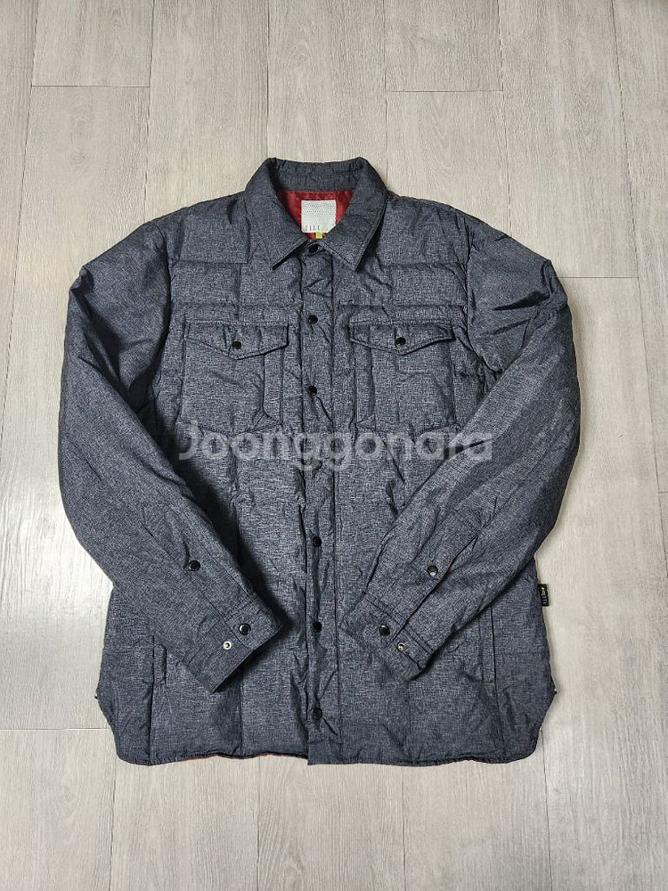 아노락 셔츠(상태최고)엘르골프 남성덕다운경량자켓(110)--0