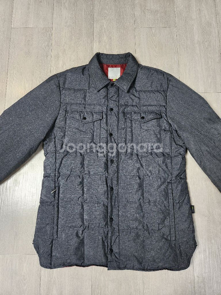 아노락 셔츠(상태최고)엘르골프 남성덕다운경량자켓(110)--1