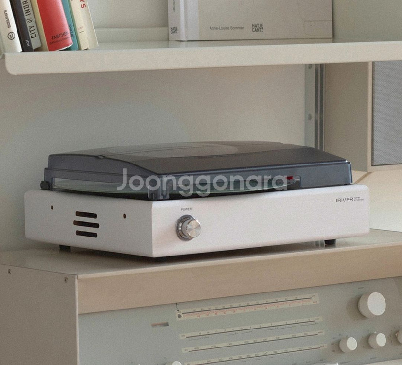 아이리버 LP 턴테이블 블루투스 화이트--1