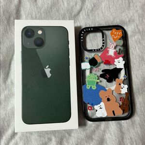 (리퍼미사용)13미니 128G 그린 배터리100% 자급제