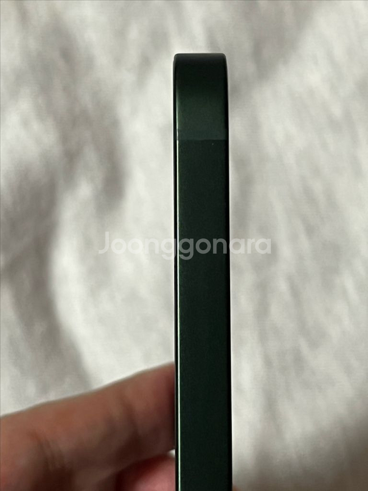 (리퍼미사용)13미니 128G 그린 배터리100% 자급제--5