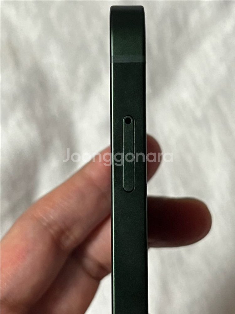 (리퍼미사용)13미니 128G 그린 배터리100% 자급제--6