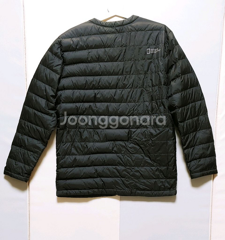 [XL] 내셔널지오그래픽 경량 패딩점퍼 블랙525--4