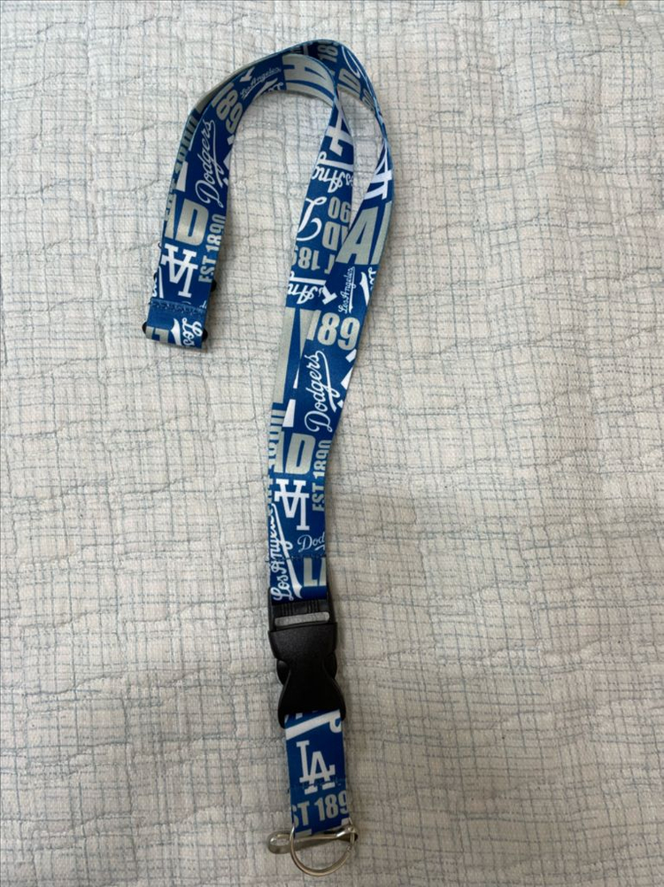 LA 다저스 넥 스트랩 키링--1