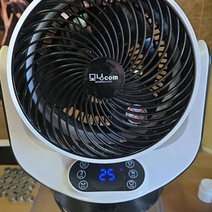 [리모컨 분실] 대웅모닝컴 (MORNING.COM) 서큘레이터형 선풍기 [색상: 화이트] / 360도 입체회전 /