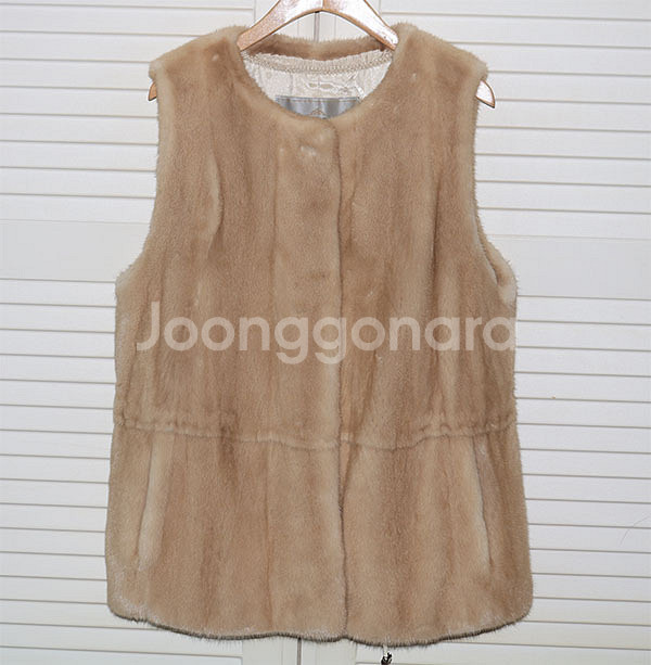 근화모피 밍크 퍼 베스트--0