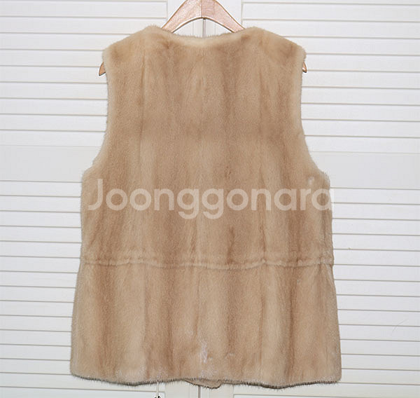 근화모피 밍크 퍼 베스트--1