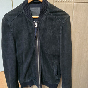 올세인츠 스웨이드 봄버 자켓