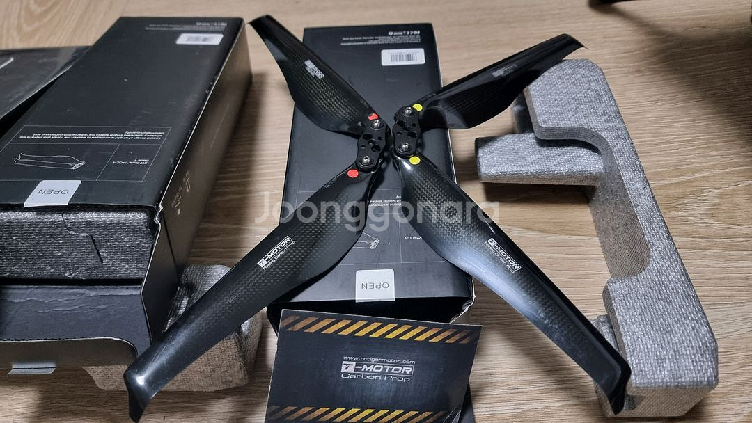 인스파이어2 성능향상 카본 폴딩 프로펠러 T-Motor FA15.2x5 3쌍--3