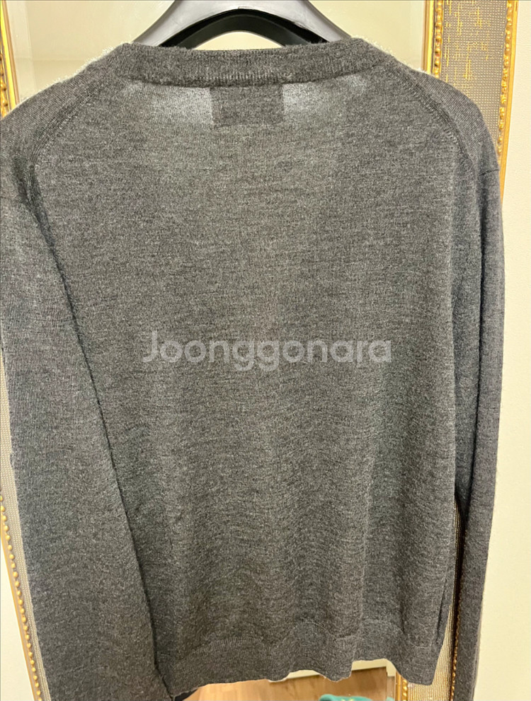 타임 캐시미어 브이넥 가디건--7