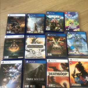 PS4/PS5 게임 타이틀 모음