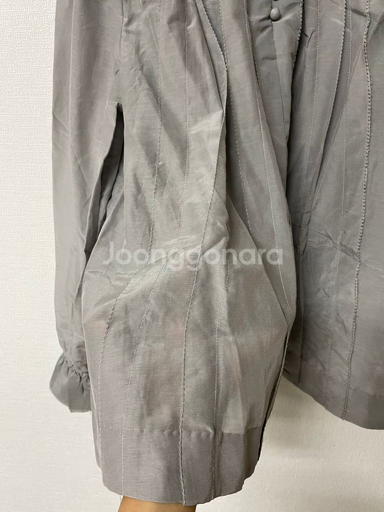 지스튜디오 실크코튼 블라우스(이너X)--5