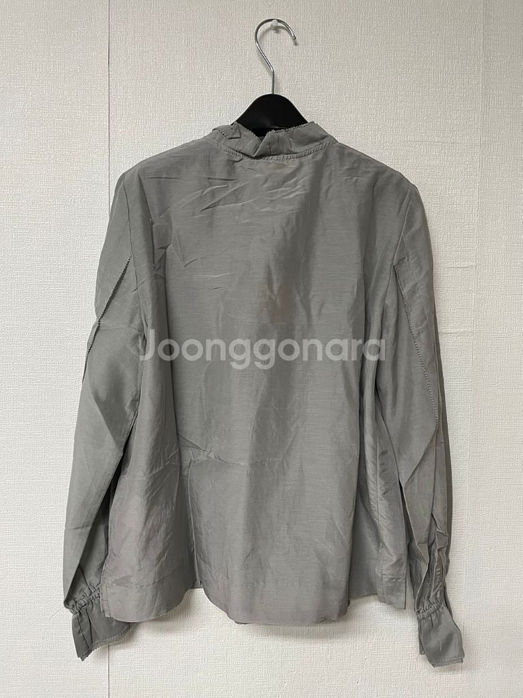 지스튜디오 실크코튼 블라우스(이너X)--6