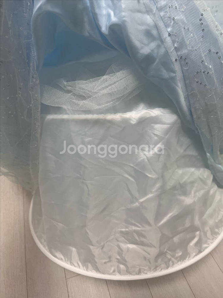 새제품 여아 디즈니 신데렐라 공주 드레스 할로윈 코스튬--5