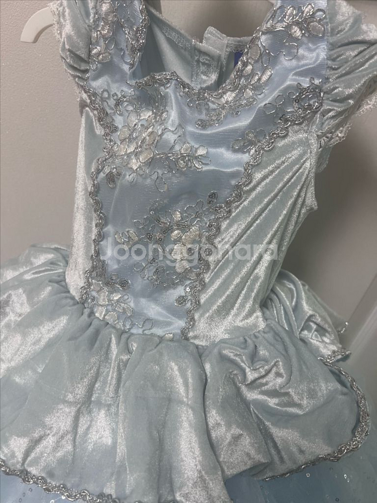 새제품 여아 디즈니 신데렐라 공주 드레스 할로윈 코스튬--4