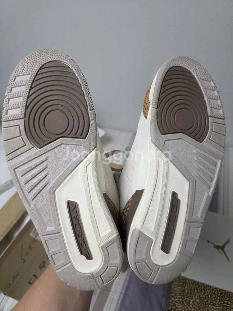 나이키 에어조던 3 오어우드 브라운 285 판매합니다.--4