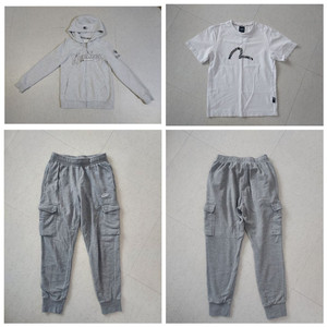 청소년 MLB후드집업+에비수 반팔티+나이키 츄리닝 일괄