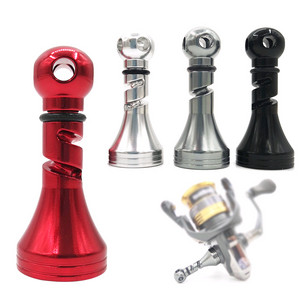 스피닝릴 스탠드 실버 블랙