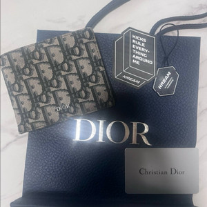 디올 오블리크 반지갑