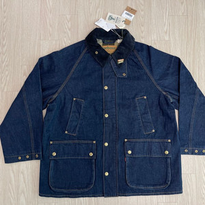 리바이스 x 바버 오버사이즈 비데일 자켓 다크 린스드