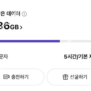SKT데이터 2기가 2500 판매
