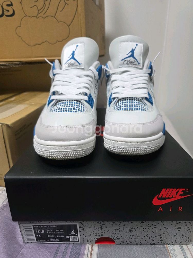 나이키 에어 조던4 인더스트리얼 블루 285 판매합니다.--1