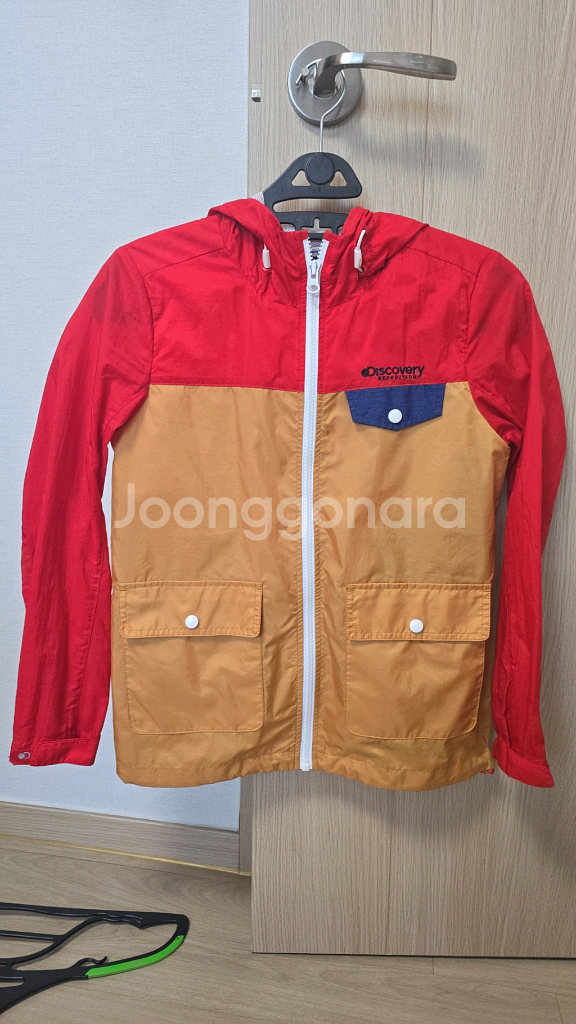 디스커버리,컨버스바람막이140사이즈--0