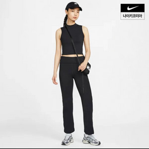 나이키 원 여성 드라이핏 하이웨이스트 폴드오버 팬츠