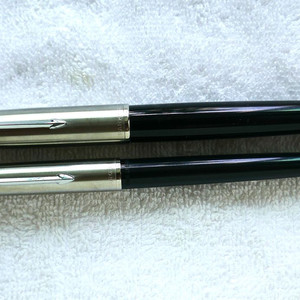 파카 51 검정색 만년필 볼펜 셋트 F~M