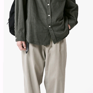 [3][새상품] 이얼즈어고 코튼 드릴 포이카 셔츠 차콜